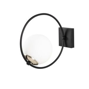 Opviq Nástěnná lampa Dolunay černá/bílá obraz