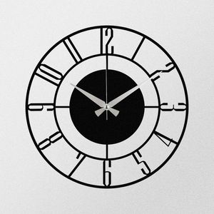 Wallity Nástěnné hodiny Enzo 48 cm černé obraz