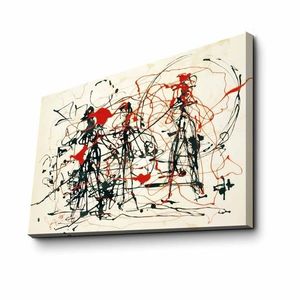 Wallity Reprodukce obrazu Jackson Pollock 070 45 x 70 cm obraz