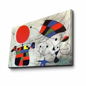 Wallity Reprodukce obrazu Joan Miró 078 45 x 70 cm obraz