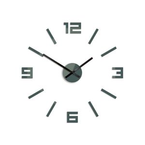 Moderní nástěnné hodiny ARABIC GRAY (nalepovací hodiny na stěnu) obraz