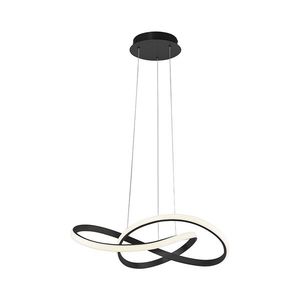 Designová závěsná lampa černá 57 cm stmívatelná včetně LED - Viola Due obraz