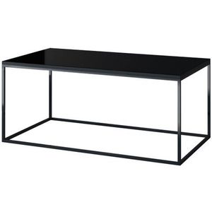 HELVETIA Konferenční stolek HEMI 99 černá / černé sklo 110x48x60 černá / černé sklo obraz