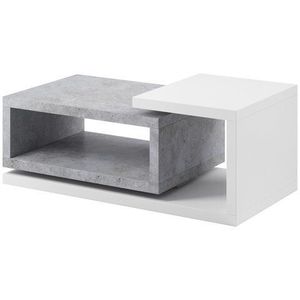 HELVETIA Konferenční stolek BELO 97 bílá / beton 120x40x60 bílá / beton obraz