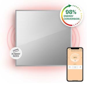 Klarstein La Palma 500, infračervený ohřívač 2 v 1, smart, 60 x 60 cm, 500 W, zrcadlová přední strana obraz