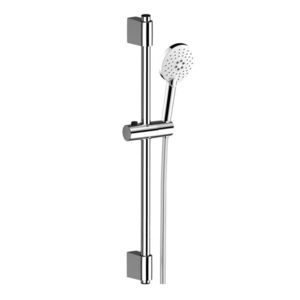 MEREO Sprchová souprava, třípolohová sprcha, posuvný držák, šedostříbrná hadice CB930B obraz
