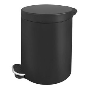 HOPA Pedálový odpadkový koš 5l, kov, černá barva KD02031788 obraz