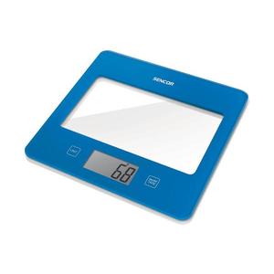 Sencor Sencor - Digitální kuchyňská váha 1xCR2032 modrá obraz