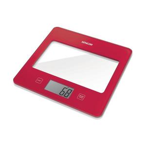 Sencor Sencor - Digitální kuchyňská váha 1xCR2032 červená obraz