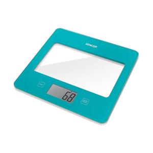 Sencor Sencor - Digitální kuchyňská váha 1xCR2032 tyrkysová obraz