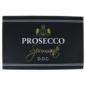 Černá podlahová rohožka Prosecco wine - 75*50*1cm RARMWP obraz