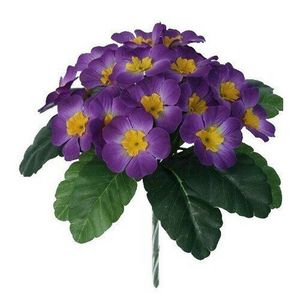 Umělá květina Prvosenka fialová, 24 cm obraz