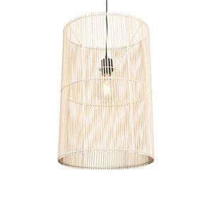 Skandinávská závěsná lampa bambus - Natasja obraz