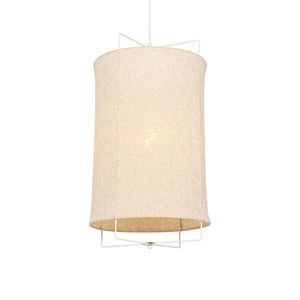 Designová závěsná lampa béžová - Rich obraz