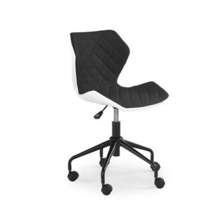 HALMAR Kancelářská židle Dorie černá/bílá obraz