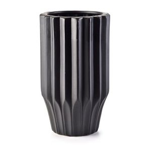 Mondex Keramická váza YVONNE 24, 5 cm černá obraz