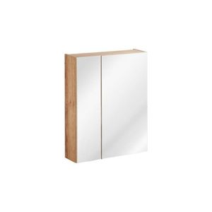 Comad Koupelnová skříňka se zrcadlem Capri 842 2D dub kraft zlatý obraz