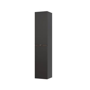 Comad Koupelnová skříňka vysoká Capri 800 2D černý mat/dub kraft zlatý obraz