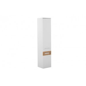 Comad Koupelnová závěsná skříňka vysoká Galaxy 800 2D/1S alpská bílá/dub votan obraz