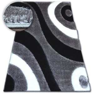 Dywany Lusczow Kusový koberec Shaggy SPACE JAY šedý, velikost 160x220 obraz