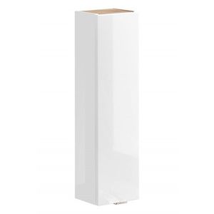 Comad Závěsná koupelnová skříňka Capri 830 1D bílý lesk/dub kraft zlatý obraz