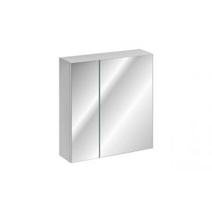 Comad Závěsná koupelnová skříňka se zrcadlem Leonardo 84-60-B 2D bílá obraz