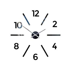 Moderní nástěnné hodiny AKSEL (nalepovací hodiny na stěnu) obraz