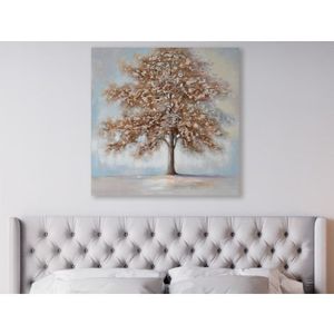 Ručně malovaný obraz Strom života 100x100 cm, výrazná struktura obraz