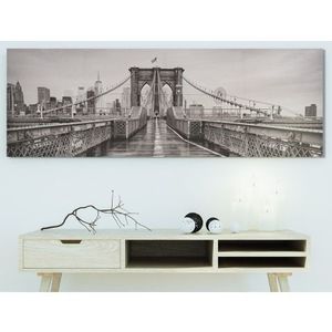 Obraz na plátně Brooklyn Bridge, 150x50 cm obraz