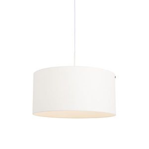 Moderní závěsná lampa bílá s bílým odstínem 50 cm - Combi 1 obraz