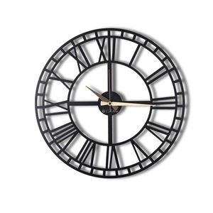 Wallity Dekorativní nástěnné hodiny Reedo 50 cm černé obraz