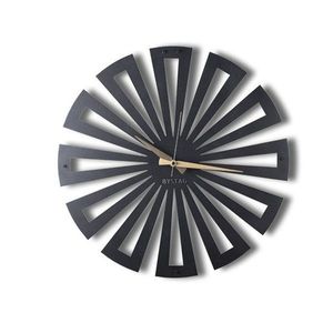 Wallity Dekorativní nástěnné hodiny Symmetry 50 cm černé obraz