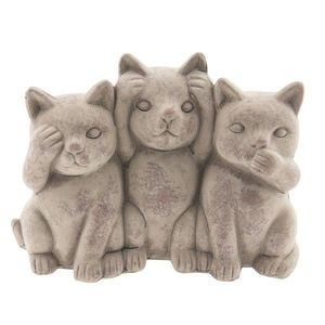 Dekorace sedící kočičky Cats - 22*10*16 cm 6TE0193 obraz