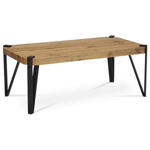 Konferenční stolek CALDWELL, divoký dub/černý mat obraz