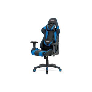 Kancelářská židle NUMMULAR, černá/modrá obraz