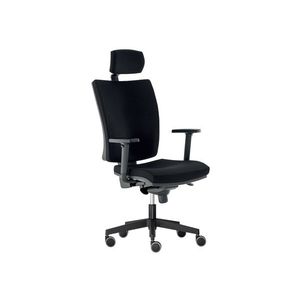 Kancelářská židle REMIZ s podhlavníkem, černá obraz