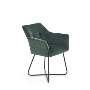Jídelní židle HACKBERRY, tmavě zelená obraz