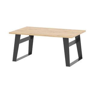 Konferenční stolek SOMONI, dub artisan/černá obraz