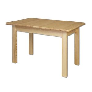 Rozkládací jídelní stůl PAHANG, 120-155x75x80 cm, masiv borovice, moření: … obraz