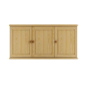 Dřevěná kuchyňská horní skříňka NGADI, šíře 120 cm, masiv borovice, moření: … obraz