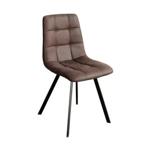 Jídelní židle KALINA, hnědé mikrovlákno obraz