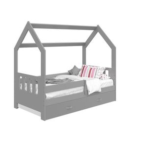 Dětská postel SPECIOSA D3C 80x160, šedá obraz