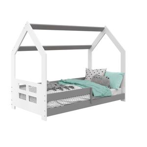 Dětská postel SPECIOSA D5D 80x160, bílá/šedá obraz