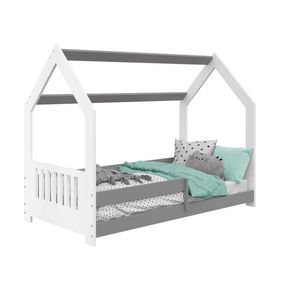 Dětská postel SPECIOSA D5E 80x160, bílá/šedá obraz