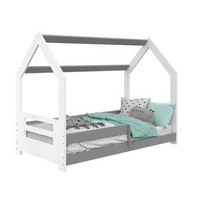 Dětská postel SPECIOSA D5B 80x160, bílá/šedá obraz