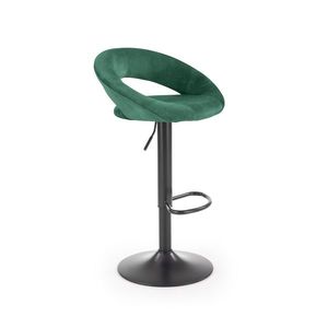 Barová židle KOTIBA, tmavě zelená obraz