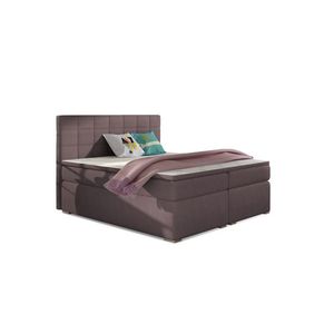 Boxspring HIRSUTA 08 180x200, fialová látka obraz