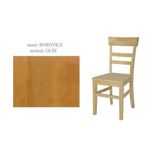 Jídelní židle RUFINA III, masiv borovice/moření: olše obraz