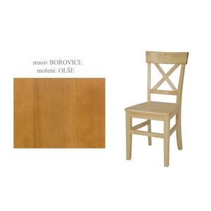 Jídelní židle RUFINA II, masiv borovice/moření: olše obraz