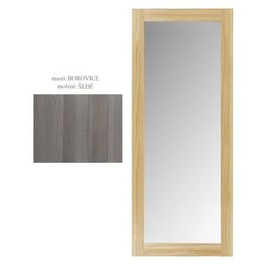 Zrcadlo ASISI, masiv borovice/moření: šedá obraz